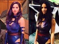 Olivia Munn na začiatku nakrúcania (vľavo) a po nakrúcaní. Herečka sa priznala, že zhodila takmer šesť kíl