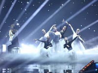 Počas večera zaspievali aj Celeste Buckingham s priateľom Matejom Vávrom
