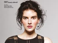 Dorota z Elite Bratislava nafotila beauty editoriál do magazínu Feminity