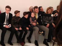 David Beckham s rodinou