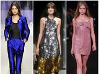 Svetové módne značky ako Vera Wang, Louis Vuitton, Carven či Saint Laurent si zamilovali metalické tóny