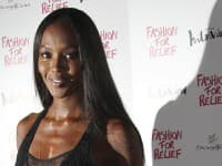 Čokoládová modelka Naomi Campbell