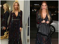 Michaela Kocianová a Jennifer Lopez v šatách značky Blumarine