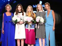 Víťazky Jana Tvrdíková (ČR), Alina Dementieva (Ukrajina) a Alica Niedelská s ambasádorkami 