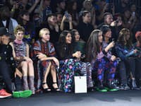 Takto to vyzeralo v prvom rade počas fashion show