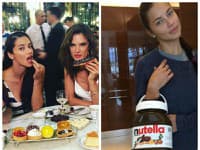 Adriana Lima miluje na raňajky sladké