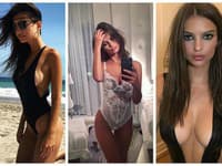 Kto iný než táto modelka si môže dovoliť predvádzať sa  v takýchto sexi pózach a outfitoch? 