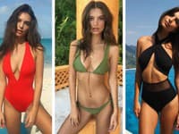Najkrajšie plavky sexi modelky Emily Ratajkowski