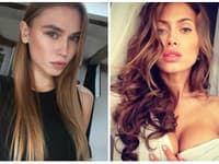 Selfie fotografia reálnej modelky a 