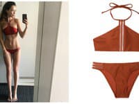 Modelka Sisa Križanová stavila na tento model plaviek