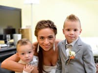 Manželka Martina a synovia Christian a Lucas