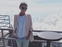 Letnú sezónu zahájila Daniela netradične, na slovenských horách, konkrétne na Lomnickom štíte