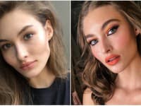 Modelka Grace Elizabeth v naturálnej a extravagantnej podobe