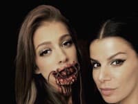 Moderátorka Jasmina Alagič a jej prepracovaná halloweenska maska