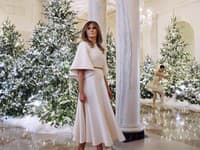 Melania celý Biely dom zahalila do vianočného kúzla
