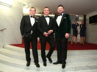 Vlado Voštinár (vľavo), Marcel Forgáč (v strede) a Michal Hudák (vpravo)