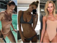 Slovenské modelky, ktoré vyzerajú v plavkách naozaj božsky