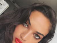 Na svojej svadba stavila modelka Shanina Shaik na jemné líčenie