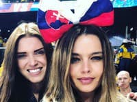 Na hokejovom zápase sa Jana Mutňanská stretla aj s fashion freestylerkou Kristínou Kundrátovou