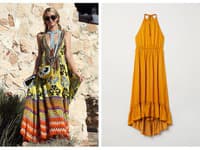 Farebné maxi šaty vám dotvoria váš festivalový look