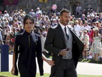 Beckhamovci si držia svoj status ikon aj na svadbe Meghan Markle a princa Harryho