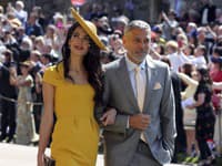 Nádherná Amal Clooney s manželom Georgom Clooneym ako elegantný pár