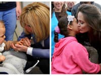 Osudy detí, či už v nemocniciach alebo v utečeneckých táboroch nie sú ľahostajné ani Brigitte Macron, ani Angeline Jolie
