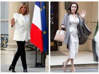 Štýl a jemná elegancia je výsadou Brigitte Macron ako aj Angeliny Jolie