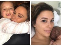 Victoria Beckham aj Eva Longoria kojili svoje deti od prvej chvíle
