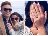Herečka Lea Michele si skoré letné zásnuby užila priamo na rannej pláži s partnerom Zandym Reichom