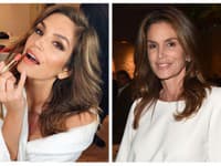 Modelka Cindy Crawford pri fotení naschvál otvára pery, aby tak vyhladila vrásky okolo úst