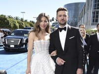 Herečka Jessica Biel prišla v sprievode manžela, speváka Justina Timberlaka