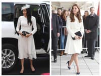 Ani počas tehotenstva sa Meghan a Kate nevyhýbali bielej farbe