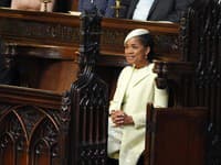 Mama Meghan Doria Ragland počas dcérinej svadby