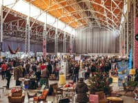 Dizajnový market Edelstoff v Marx Hall vo Viedni