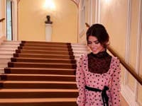 Karolina Chomisteková v historickej budove SND počas Plesu v opere 2019