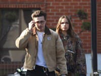 Brooklyn Beckham so svojou novou láskou, modelkou Hanou Cross