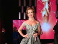 Herečka Diana Mórová zažiarila a musíme povedať, že opulentná róba, v ktorej sa tento večer predviedla jej dokonale sadla