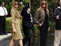 Prvá dáma USA Melania Trump vyzerá aj v cargo štýle žensky