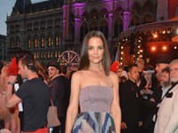 Počas slávnostného večera sa hosťom prihovorila herečka Katie Holmes