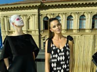 Nikol Švantnerová na Fashion Week-u tiež nechýbala