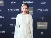 Na akciu dorazila aj Barbora Brušková v modeli od Jakuba Polanku