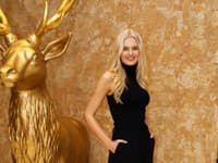 Miss Slovensko 2018 Dominika Grecová v roláku bez rukávov a culottes nohavicami