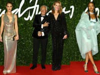 Známe krásky bodovali na British Fashion Awards