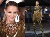 Topmodelka Michaela Kocianová žiarila na prehliadke Philipp Plein v Miláne
