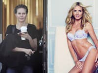 Heidi Klum je síce známa ikona, ale bez make-upu obyčajná žena