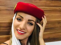 Mirka pôsobila ako letuška v leteckej spoločnosti Emirates tri roky