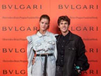 Modelka z agentúry Elite Barbora Podzimková a hudobník Albert Černý