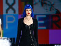 Slovenská modelka z Elite Bratislava Katarína Janíčková predvádzala pre Dolce & Gabbana
