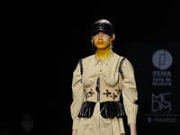 Modelka z agentúry Elite Bratislava Barbora Brušková na Madrid Fashion Week 2021 